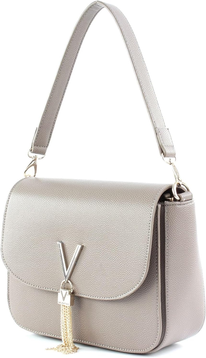 VALENTINO Damen Divina .Shoulder Bag Taupe, Taupe