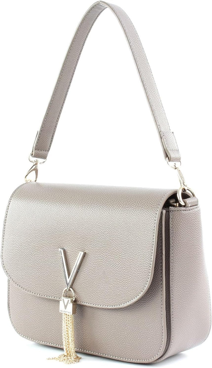 VALENTINO Damen Divina .Shoulder Bag Taupe, Taupe