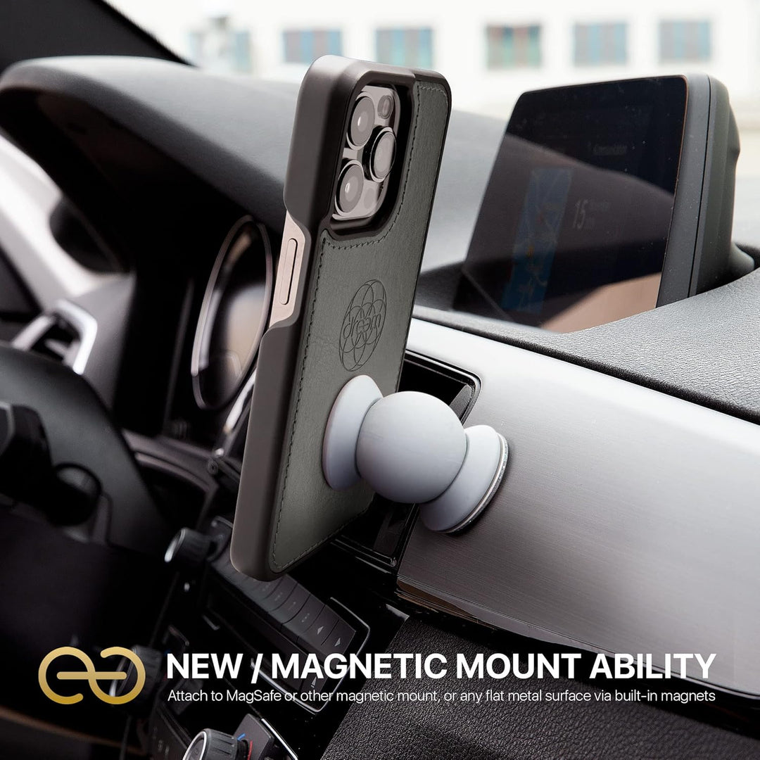 Dreem Fibonacci iPhone 14 Pro Max Brieftaschen-Etui / 2-in-1 stossfestes Etui und abnehmbares Folio