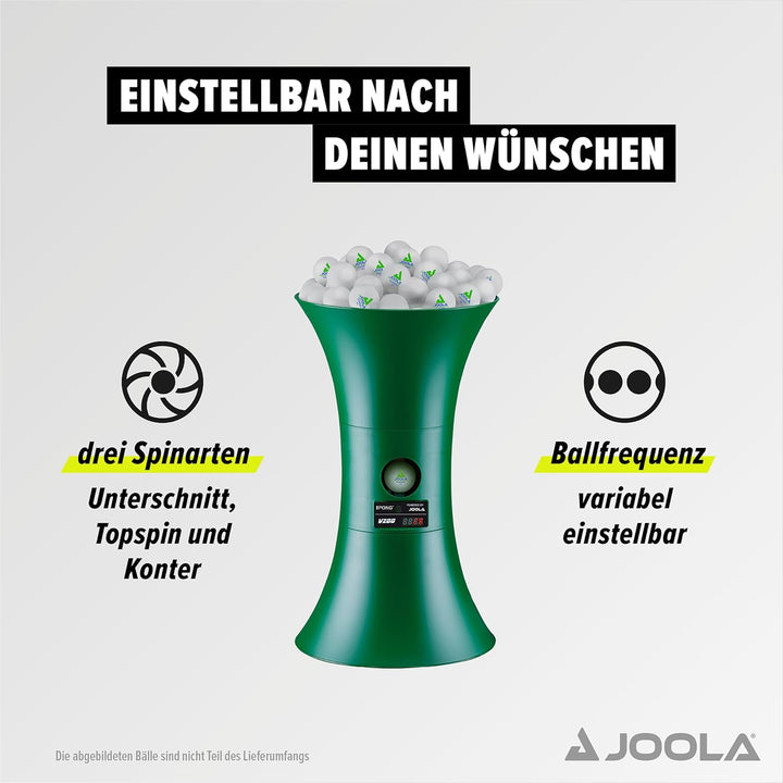 JOOLA Tischtennis-Roboter iPong V300 | V200 Tischtennis Ballmaschine - Tischtennistrainer für 40+ mm