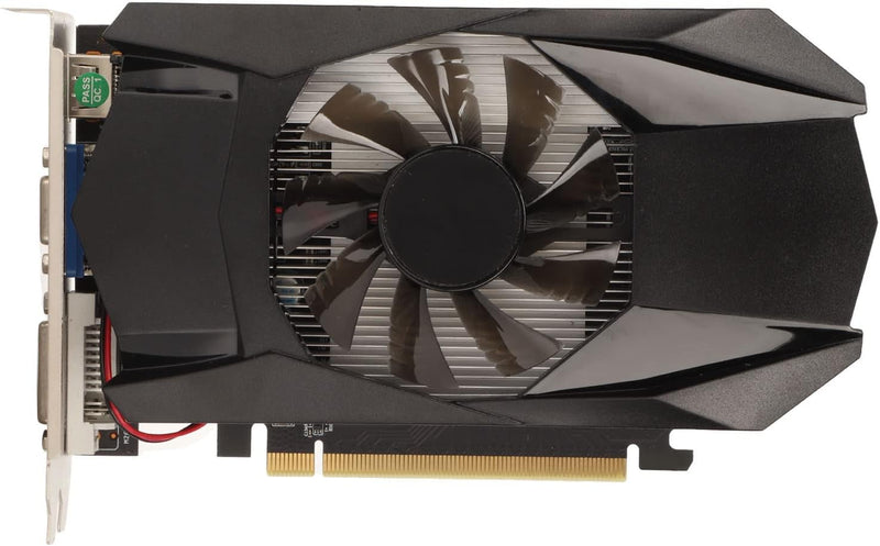 PC Grafikkarte für RADEON HD 7670, Computer Grafikkarte mit Windforce-Kühlsystem Gaming Grafikkarte