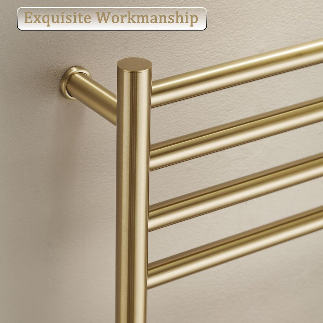 SWHC Badheizkörper Elektrisch Gold Handtuchheizkörper Elektrisch 110 x 52 x 12 cm Heizkörper Heizung