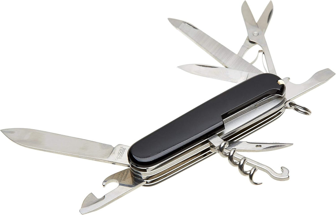 Victorinox Taschenmesser Mountaineer Offiziermesser, schwarz, One Size, 1.3743.3