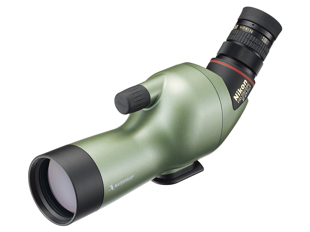 Nikon Spektiv (Fieldscope) ED 50 Angled Beobachtungs-Fernrohr grün perlglanz (ohne Okular), grün per