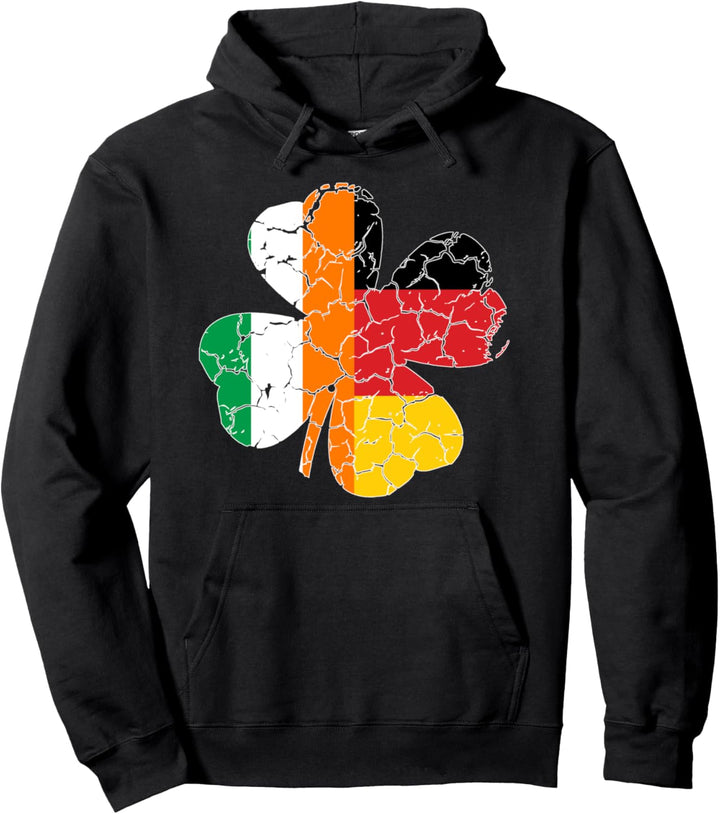 Deutschland Irland Kleeblatt St Patricks Day Pullover Hoodie