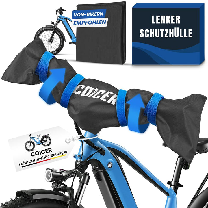 Coicer 2er Pack Lenkerschutzhülle Ebike Transportschutz Fahrrad Zubehör Fahrradabdeckung Wasserfest