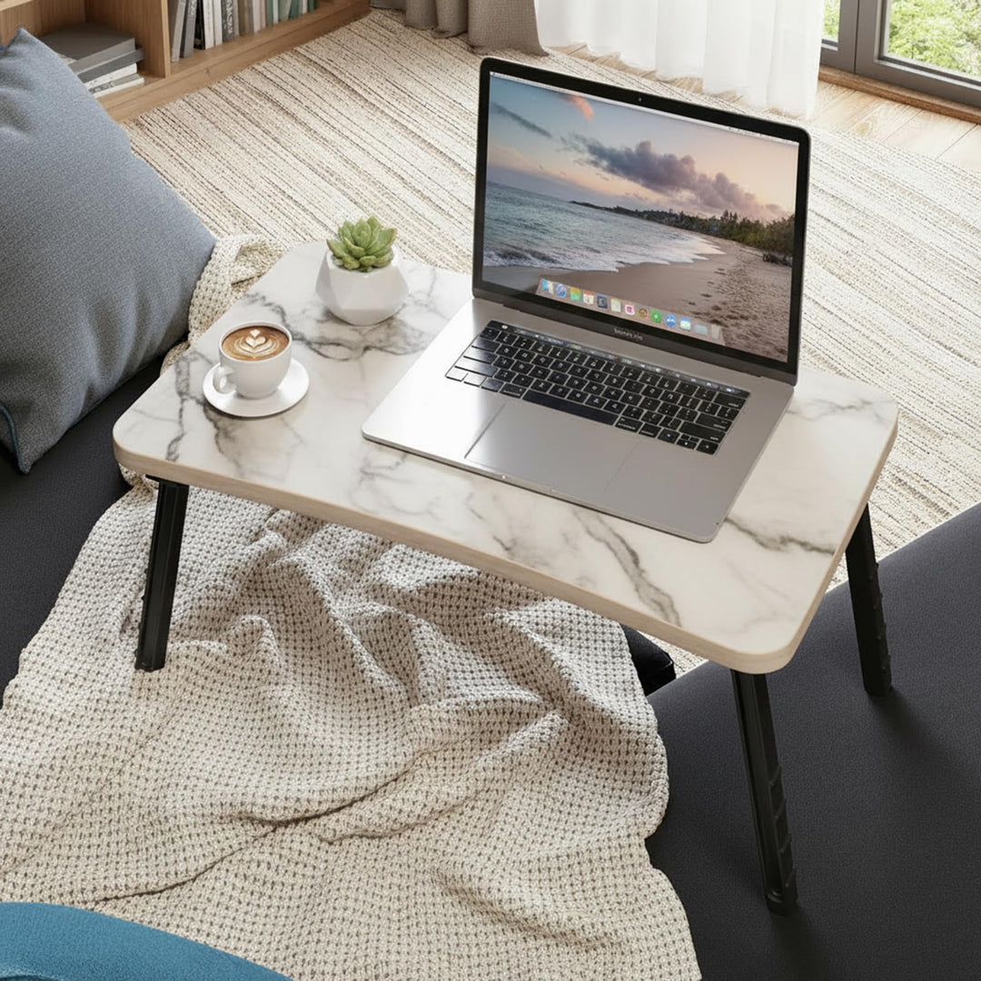 Laptoptisch Klappbar Betttisch Faltbar 59x35x24cm Sofatisch Beistelltisch Couch Bett 7 Farben Schrei