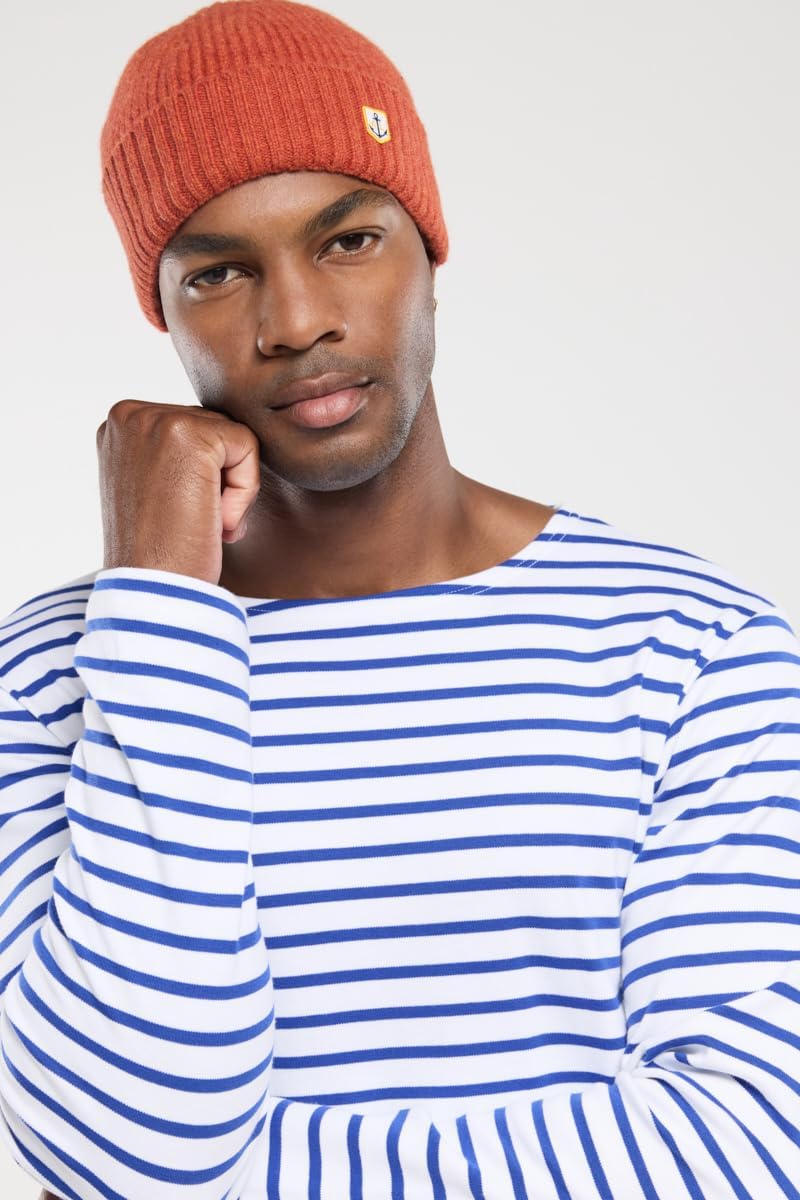 Armor Lux Herren Marinière Houat Héritage Homme T-Shirt M Mehrfarbig (Weiss Dw5 Weiss/Stern Weiss Dw