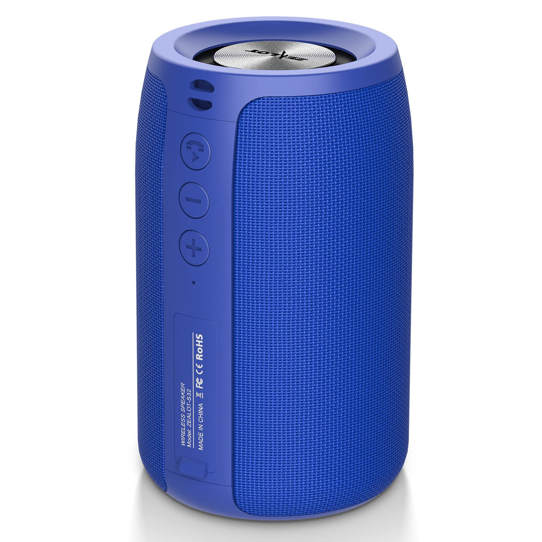 ZEALOT Bluetooth Lautsprecher,Musikbox Bluetooth mit USB/TF Karte/AUX,Bluetooth Box mit IPX5 Wasserd