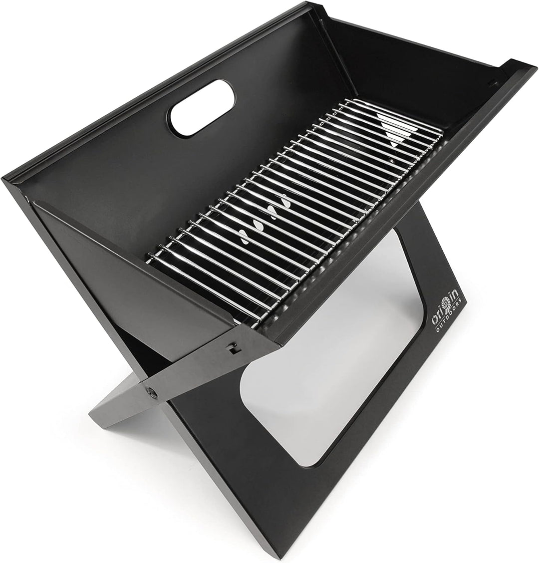 Origin Outdoors Unisex – Erwachsene BBQ Klappgrill, Mehrfarbig, One Size