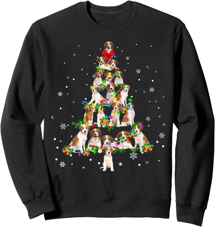 Kooikerhondje Christmas Tree X-Mas Sweatshirt
