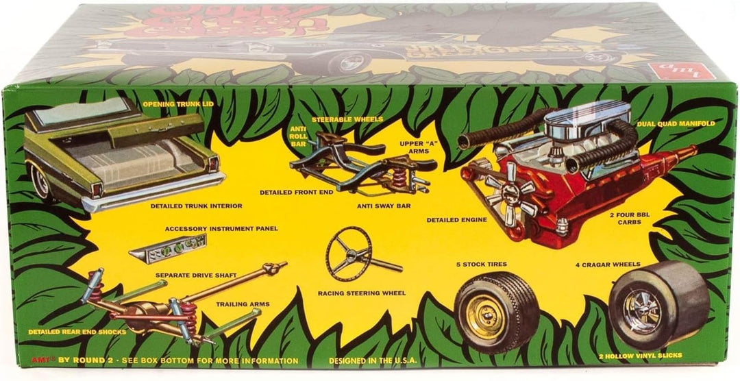 AMT 1965 Ford Galaxie Jolly Green Gasser Modellbausatz im Massstab 1:25 (AMT1192)