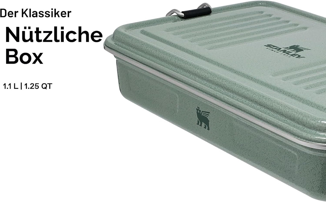 Stanley Useful Classic Box 1.2L - Spülmaschinenfest - Lunchbox aus Edelstahl - Stapelbare Sandwich-B