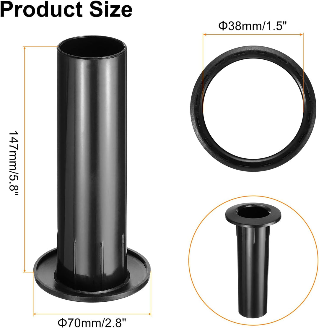 QUARKZMAN 5 Stück 38x147mm Lautsprecher Bassreflexrohr Subwoofer Portrohr Bass Woofer Box Lautsprech