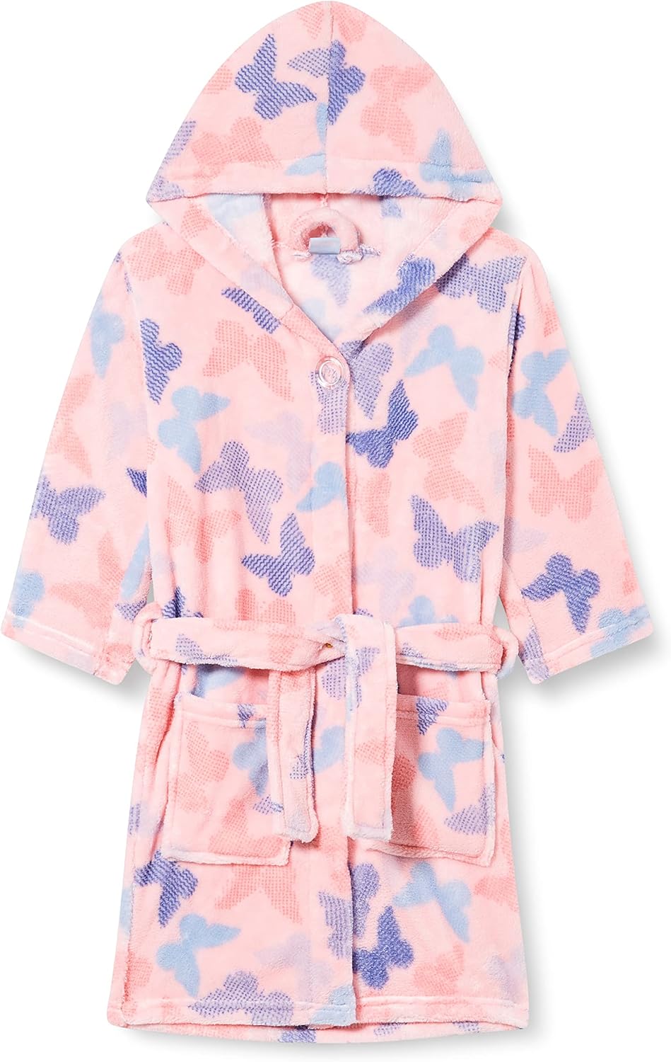 Playshoes Unisex Kinder Fleece-Bademantel Morgenmantel 122-128 Schmetterlinge, 122-128 Schmetterling