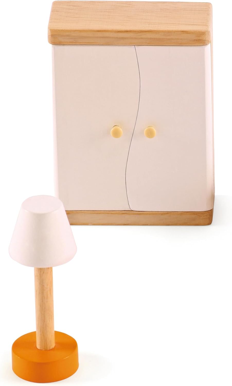 Hape Puppenhaus- Schlafzimmer, geeignet für alle vergleichbaren Puppenhäuser, geeignet ab 3 Jahren,
