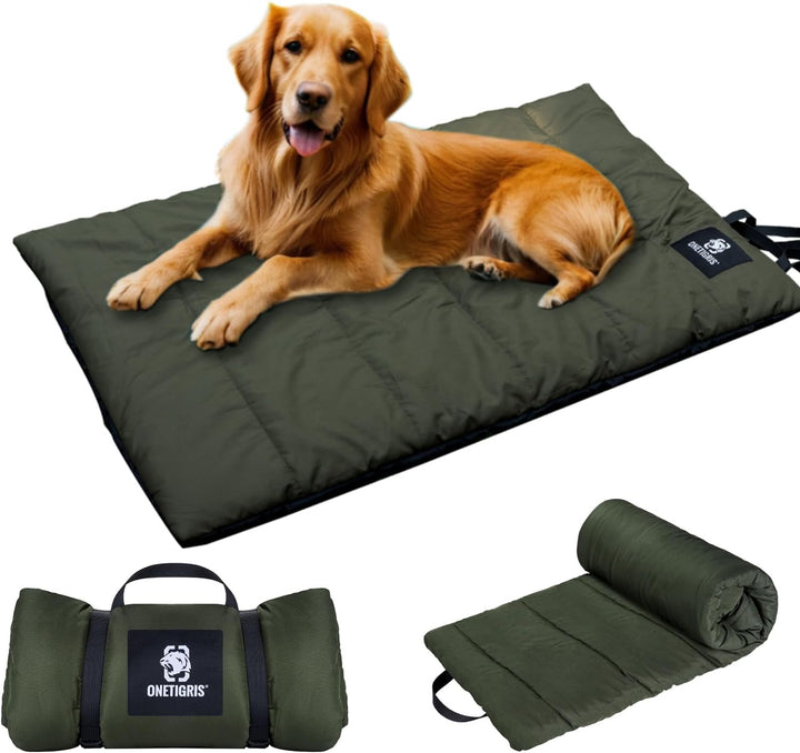 OneTigirs Hundedecke Maschinenwaschbar, Hundematte Komfort und Weichheit Hundebett für Reise Camping