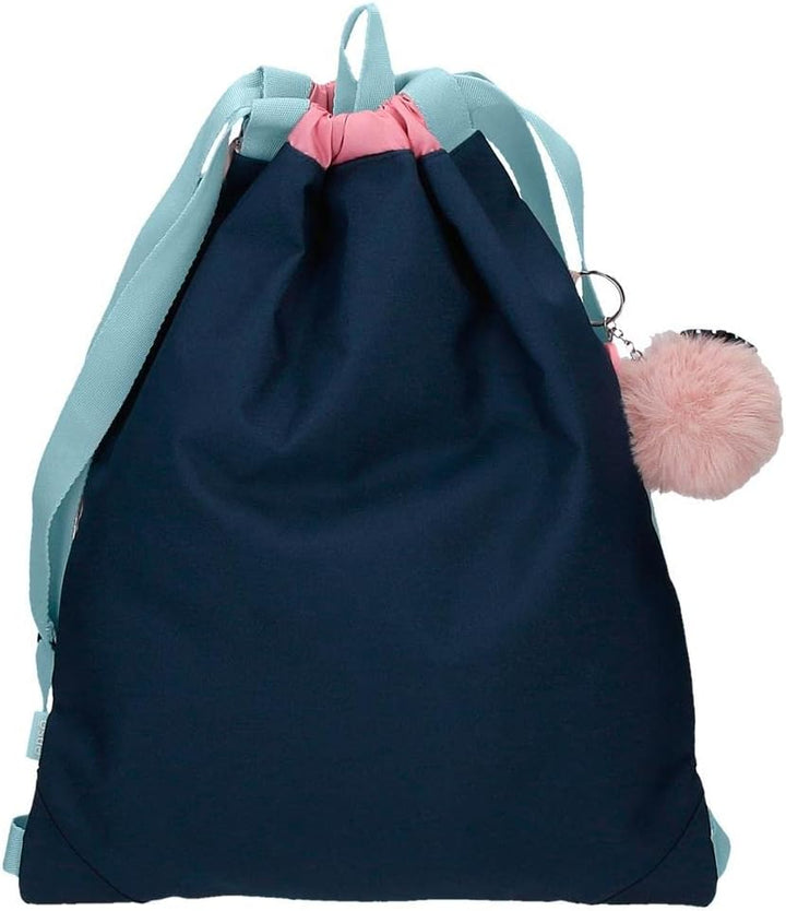 Enso Bonjour Rucksacktasche mit Reissverschluss Pink 35x46 cm Polyester Mochila Saco Con Cremallera