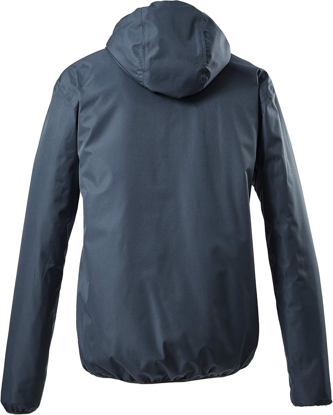 Killtec Herren Trin Mn Jckt A Funktionsjacke/Regenjacke mit Kapuze, packbar S stahlblau, S stahlblau