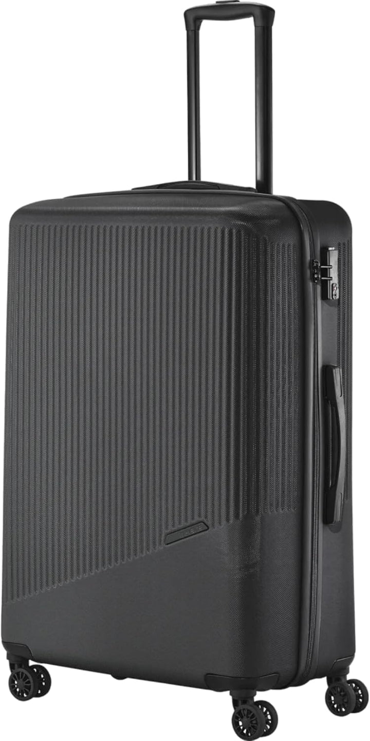 travelite 4-Rad Koffer Set 3 teilig Grössen L/M/S, Gepäck Serie BALI: ABS Hartschalen Trolleys mit T