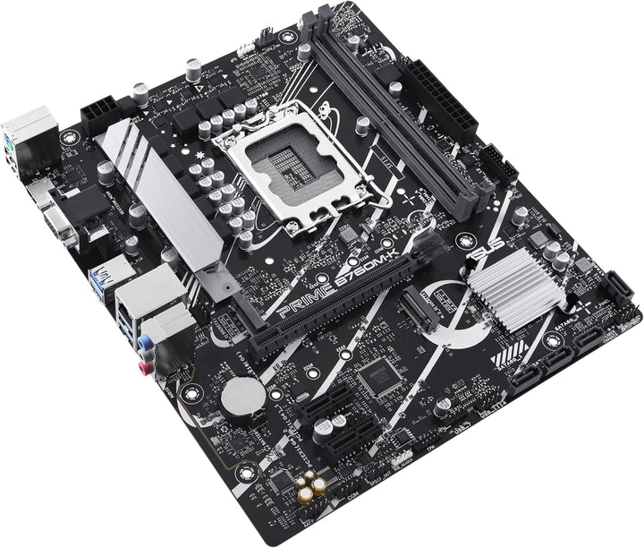ASUS Prime B760M-K Gaming Mainboard Sockel Intel LGA 1700 (Intel B760, mATX, DDR5 Speicher, 2X PCIe