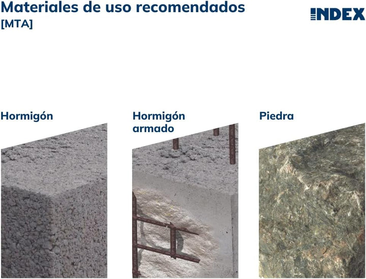 INDEX Fixing Systems 100 Stück Verankerungen für hohe Lasten, verzinkt, M8 x 65 mm, Durchmesser 8 mm