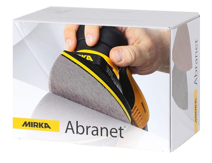Mirka Abranet Netz-Delta-Schleifscheiben für Dreieckschleifer 100x152x152 mm Klett / Korn P180 / 50