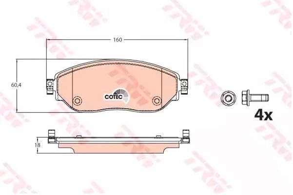 TRW gdb2096, MTB Box, Set 4