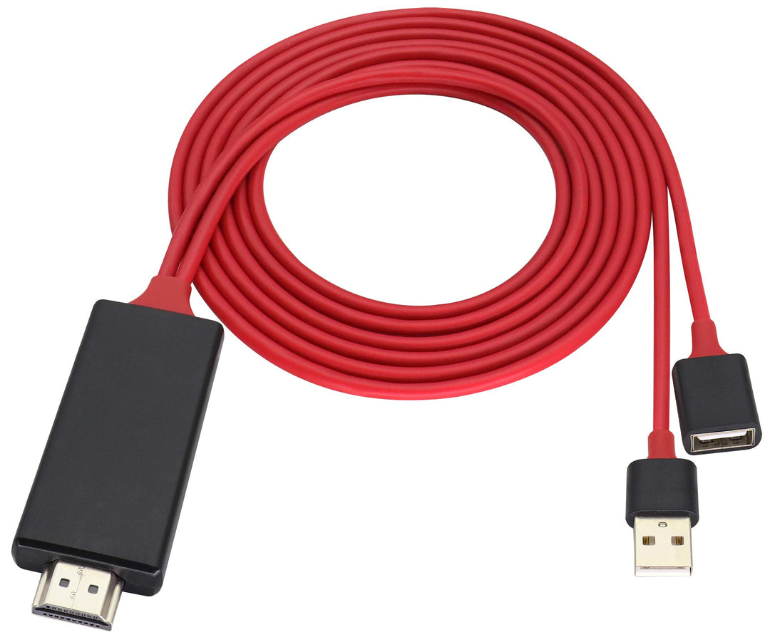 1080P/60Hz 2,4G HD HDMI-Männlich auf 2 USB-Weiblich/Männlich Kabel,Telefon und Tablet-Computer HDMI-
