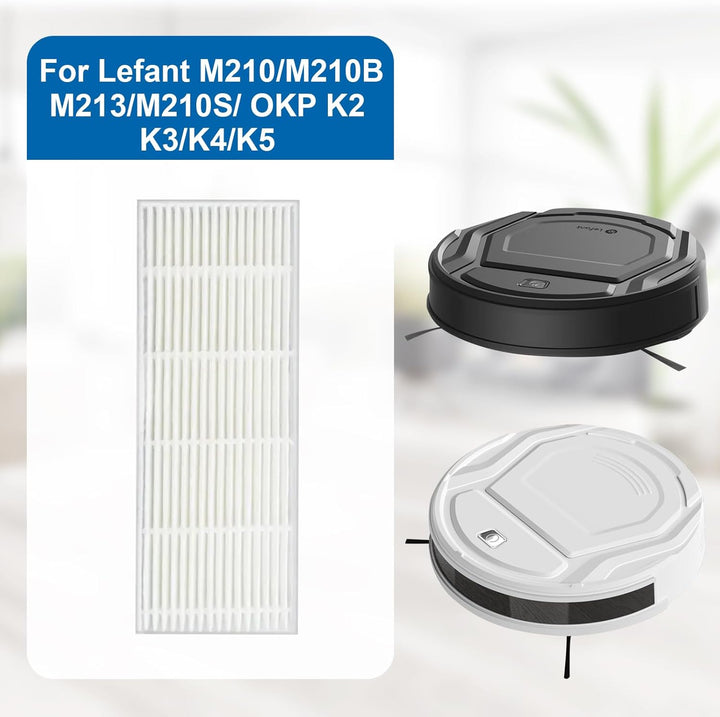 10 Stück Ersatz-HEPA-Filter für Lefant M210 / M210B / M213 / M210S, für OKP K2 / K3 / K4 / K5 Robote