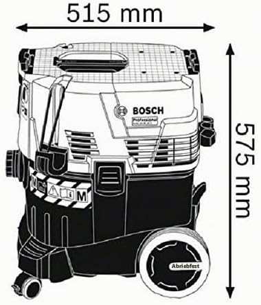 Bosch Professional Nass-/Trockensauger GAS 35 M AFC (inkl. Fugendüse, Entsorgungssack, Krümmer, Bode