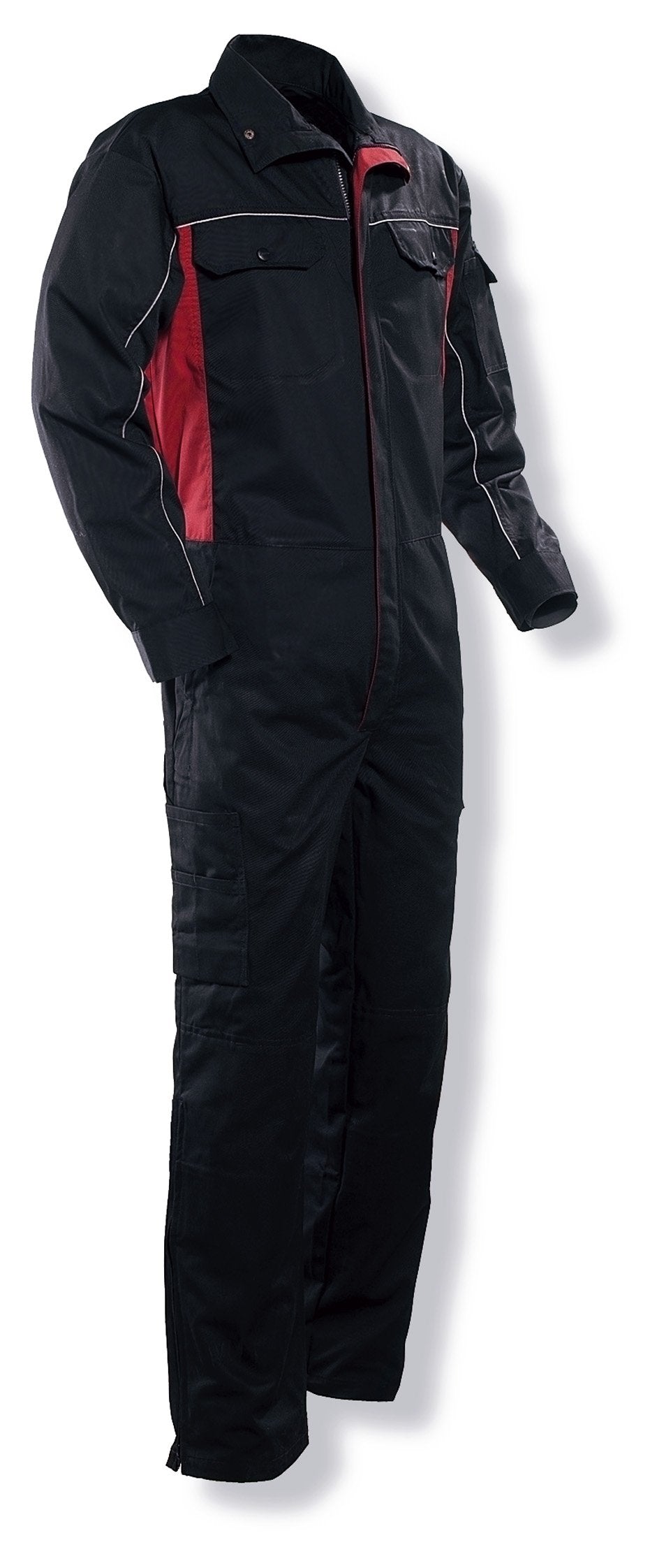 Jobman Overall, 1 Stück, C60, schwarz/rot, 432723-9941-C60 Schwarz / Rot C60, Schwarz / Rot C60