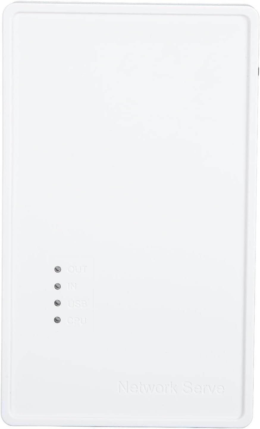 Garsent USB-Wireless-Druckserver, Druckserver mit 10/100 Mbit/s LAN/Bridge, 480 Mbit/s USB 2.0, Unte