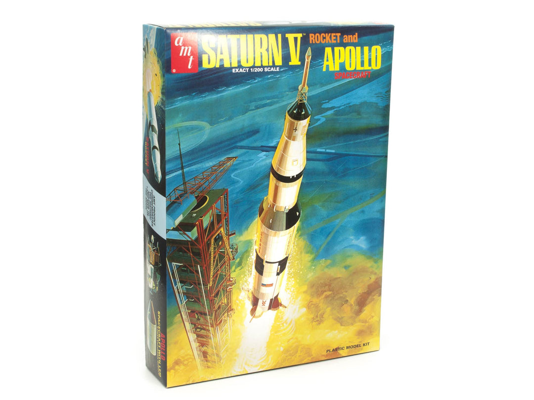 AMT Ertl AMT1174/12 1/200 Saturn V Rakete mit Apollo-Kapsel Rocket Modellbau