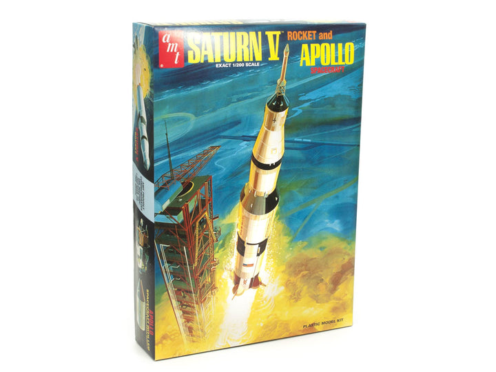 AMT Ertl AMT1174/12 1/200 Saturn V Rakete mit Apollo-Kapsel Rocket Modellbau