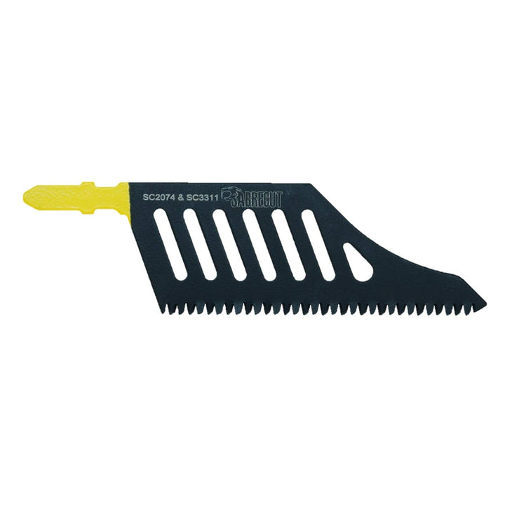 4 x SabreCut JSSC2074_4 T-Schaft HCS Wood Flush Cutting DT2074 Stichsägeblätter kompatibel mit Dewal
