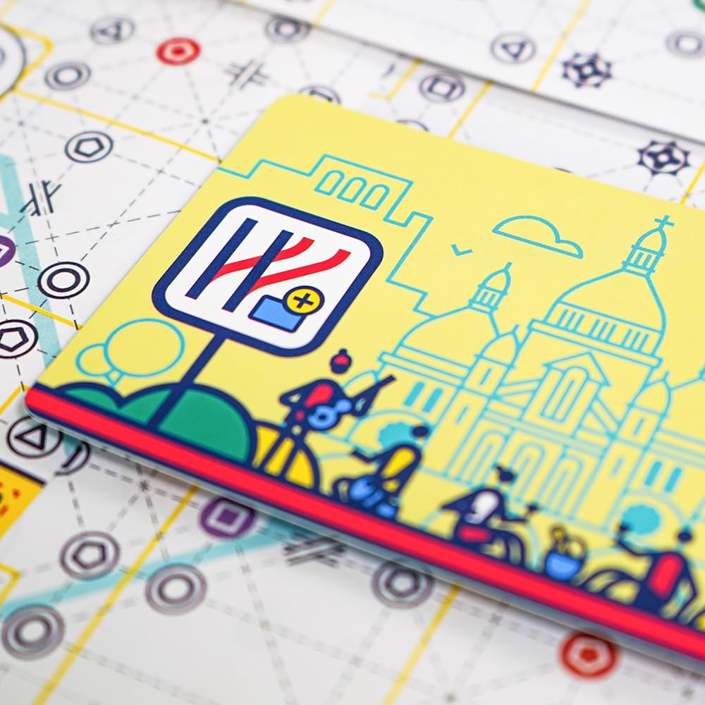 HCM Kinzel Bundle Next Station London, Tokyo, Paris Brettspiel, 3 Spiele Set, Flip und Write - Plane