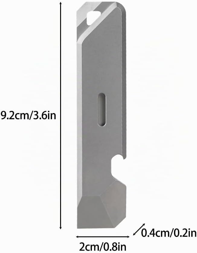 Mini Hebelstange, Multitool Hebelstange aus Titanlegierung mit Flaschenöffner Funktion EDC Gear Schl