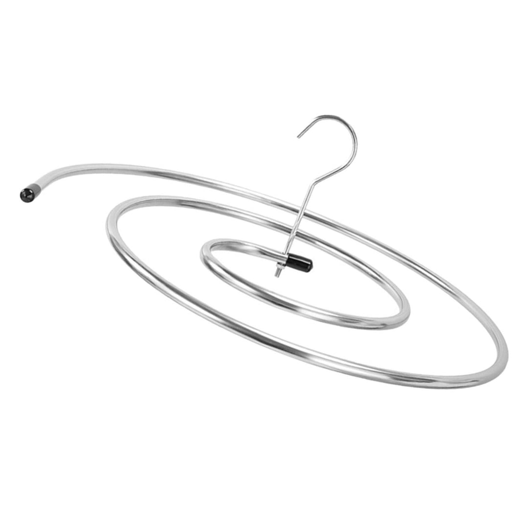 Alipis Edelstahl Spiral Wäscheständer 10mm Silber für Bettdecken und Decken