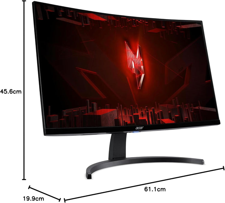 Acer Nitro ED273 S3 Gaming Monitor 27 Zoll (69 cm Bildschirm) Full HD, 165 Hz (180Hz OC), 1ms(VRB),