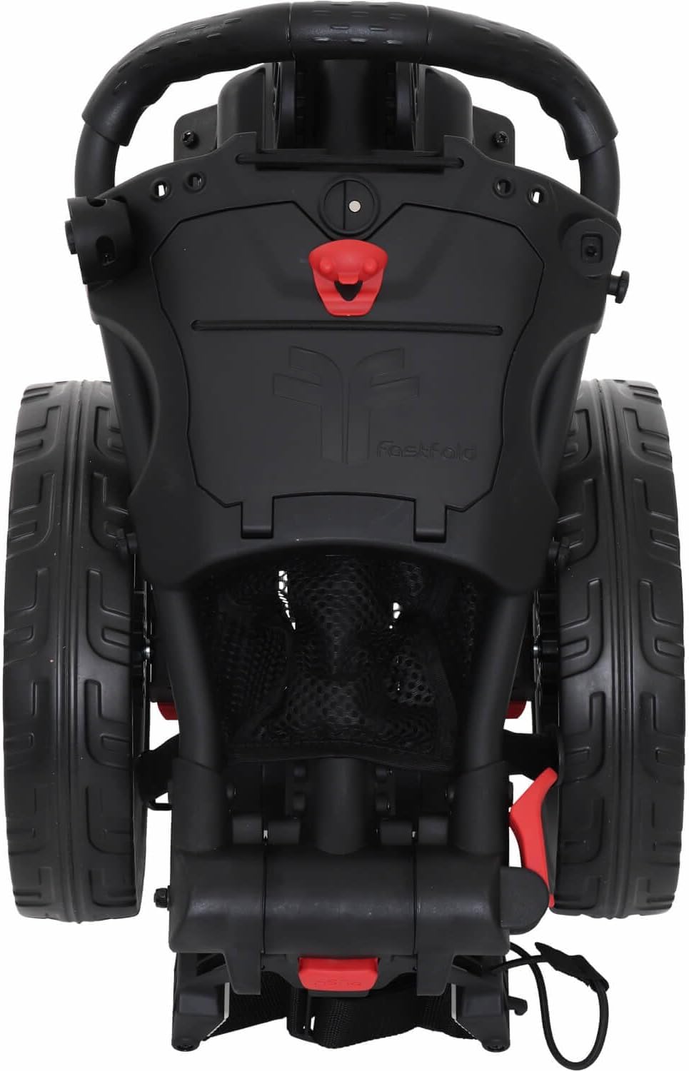 Fast Fold Square Golfwagen mit 3 Rädern Einheitsgrösse rot / schwarz, Einheitsgrösse rot / schwarz