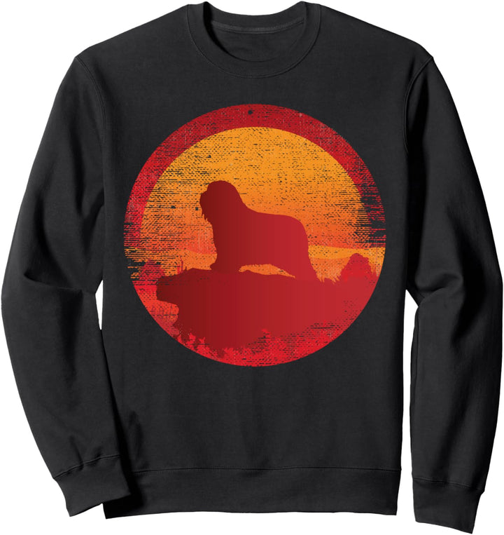 Bearded Collie Retro Sweatshirt
