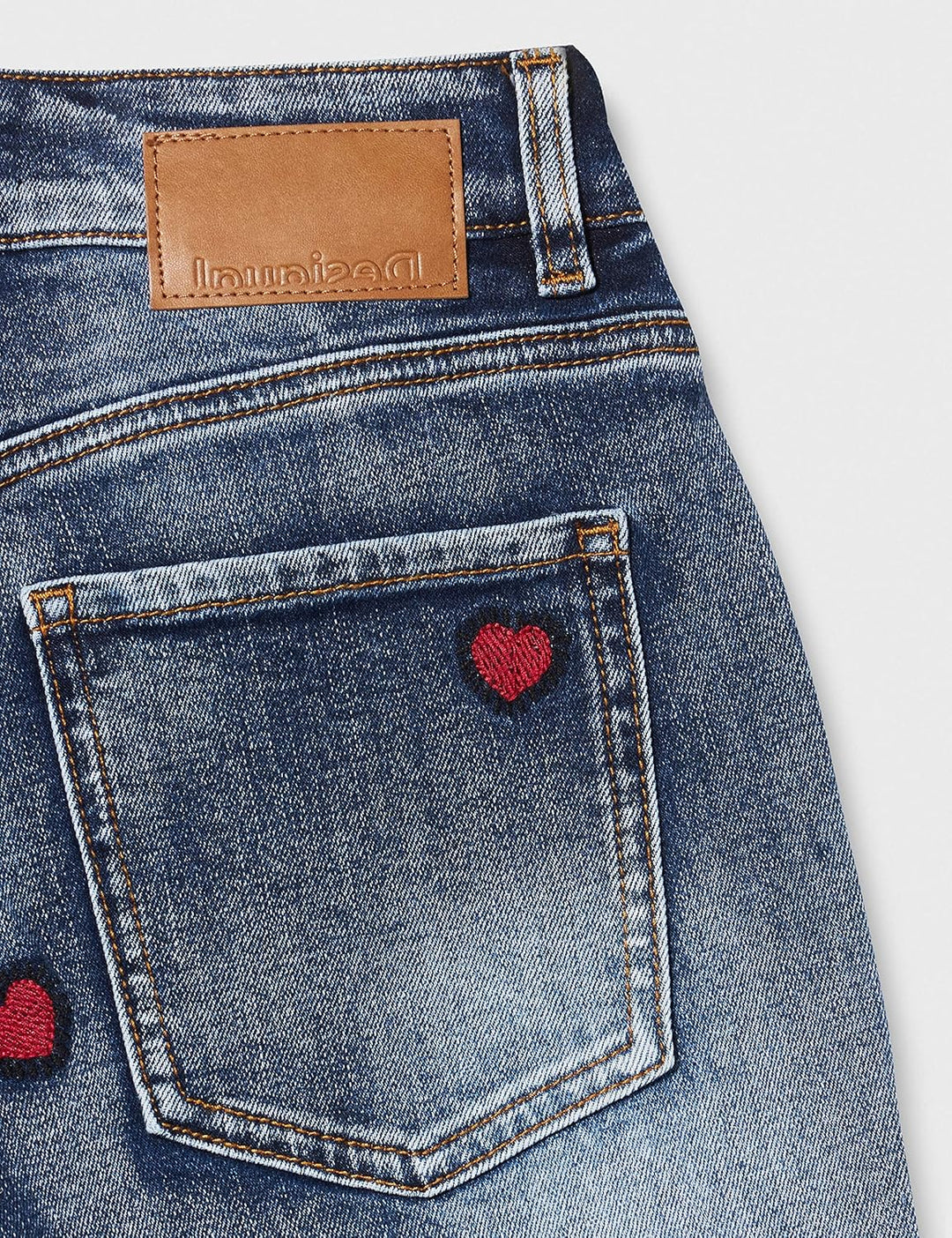 Desigual Damen Jeans 34 Blau, 34 Blau