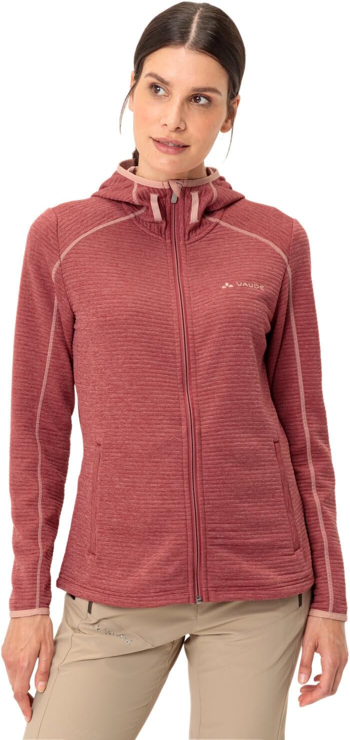 VAUDE Damen Skomer Hiking Jacke Fleecejacke Fleecepullover 36 brick, 36 brick