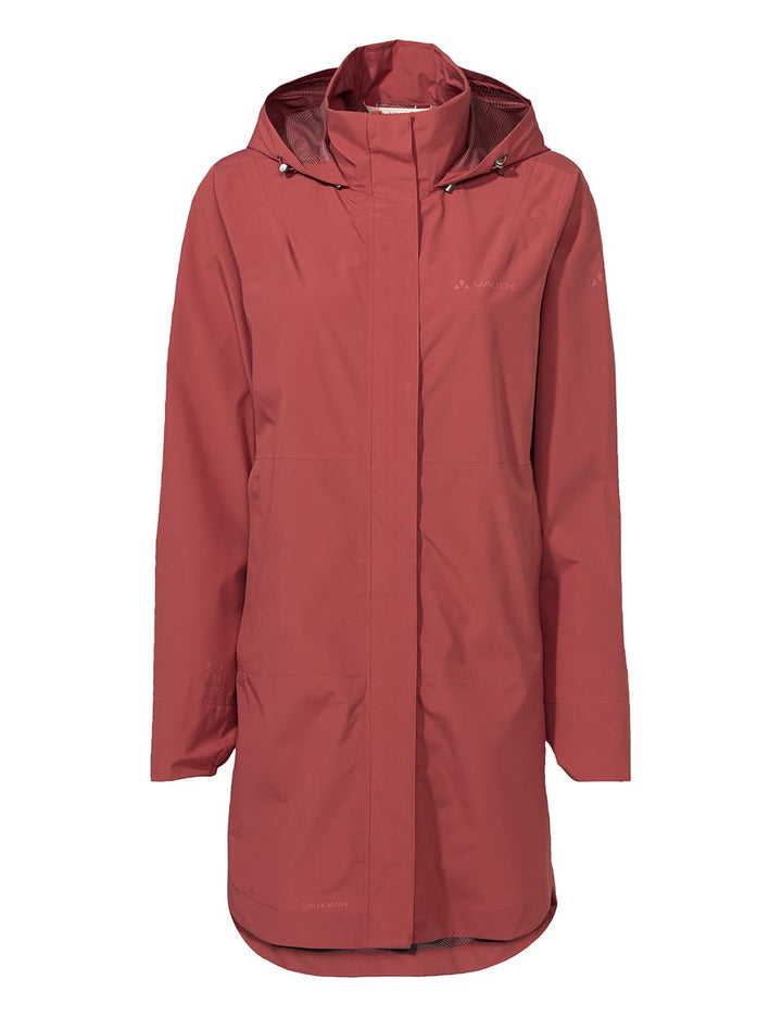 VAUDE Women's Mineo 2.5L Coat - Regenmantel für Damen - wasserdicht, winddicht und atmungsaktiv 34 b