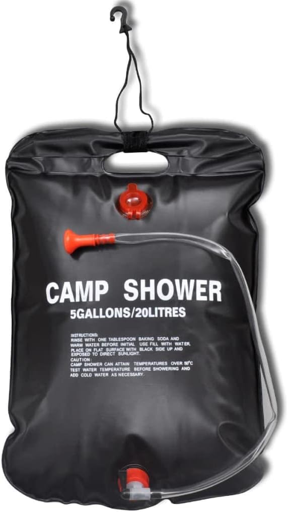 vidaXL 2er Campingdusche Gartendusche Solardusche Dusche 20 L, 20 L