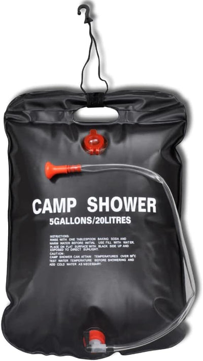 vidaXL 2er Campingdusche Gartendusche Solardusche Dusche 20 L, 20 L