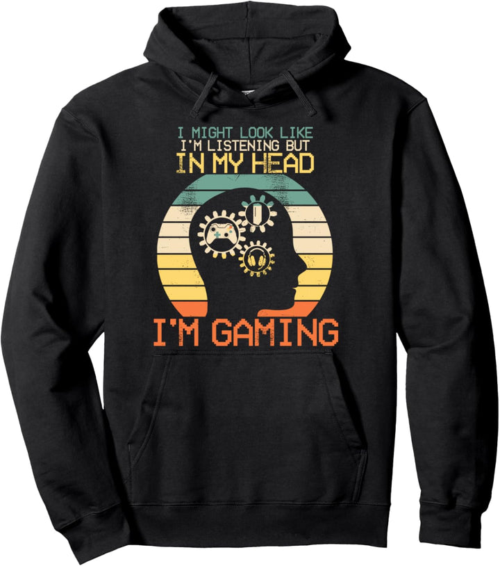 Ich sehe vielleicht so aus, als würde ich zuhören, aber in Pullover Hoodie