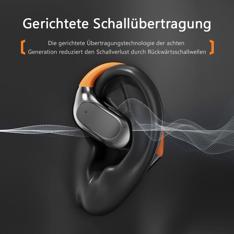 Bluetooth-Kopfhörer, Bluetooth 5.4-Sportkopfhörer, Open Ear übersetzungskopfhörer, IPX5 wasserdicht,