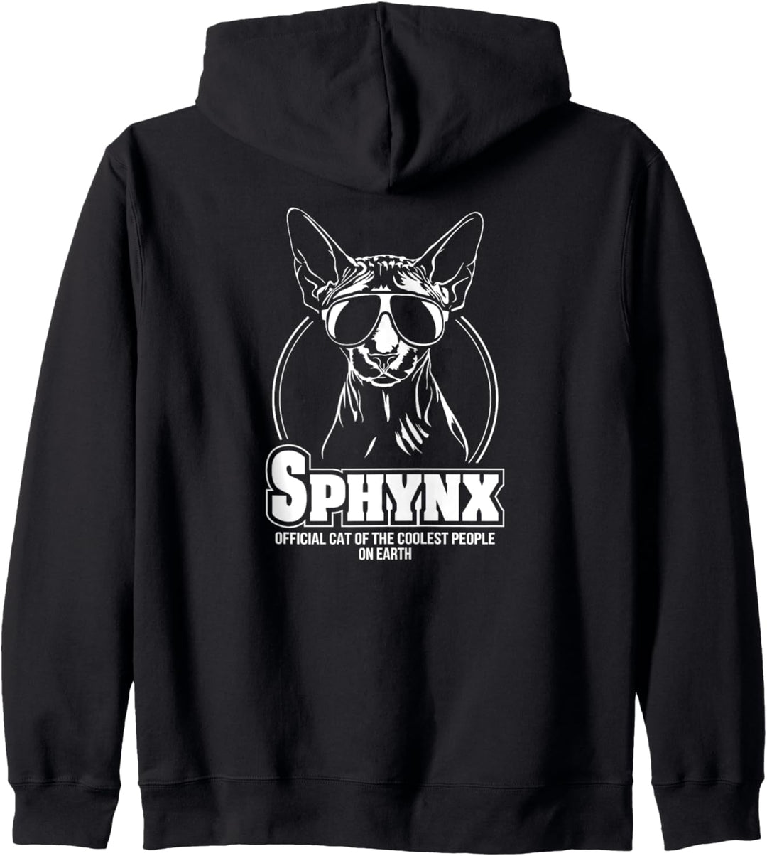Lustige Sphynx coolest people Katze Katzenspruch Kapuzenjacke